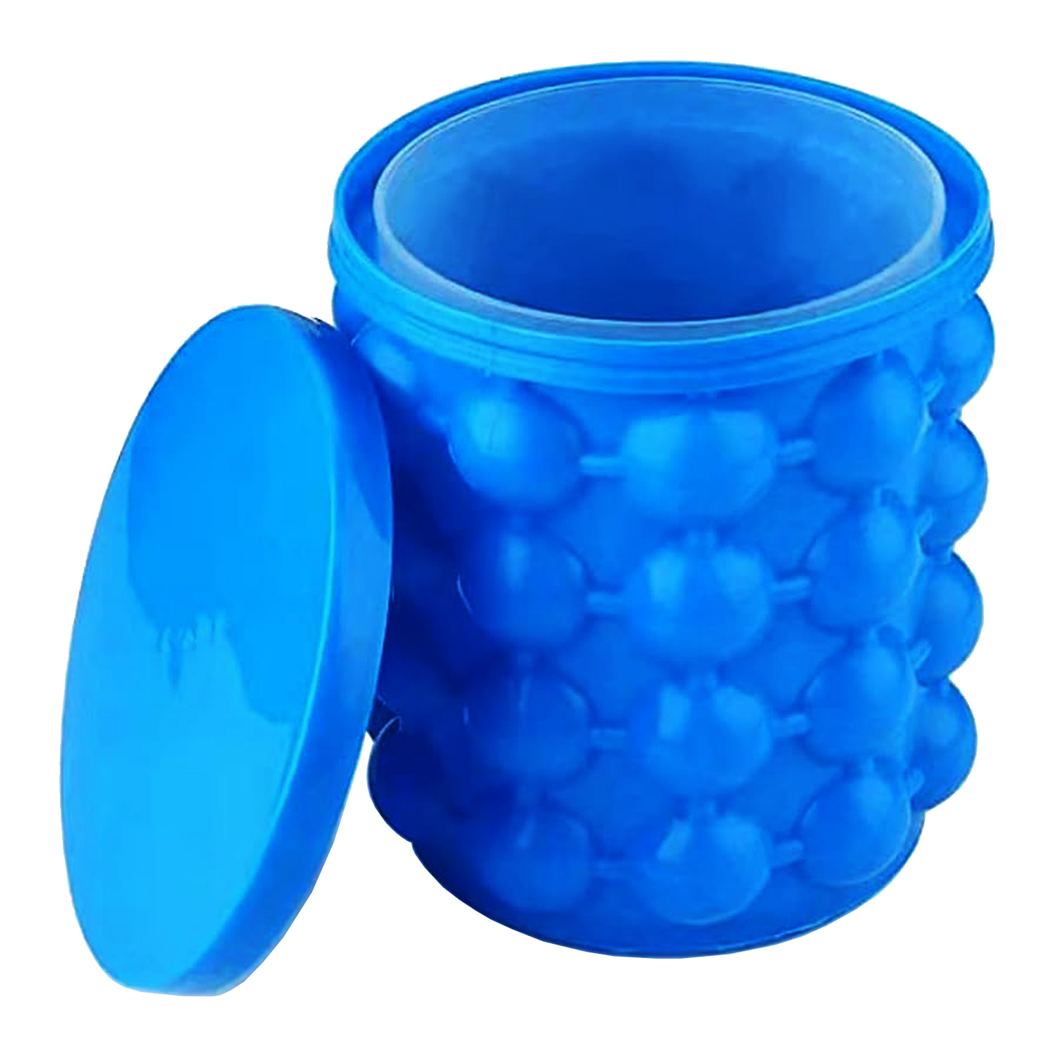 Hielera de Silicona Portátil con Tapa