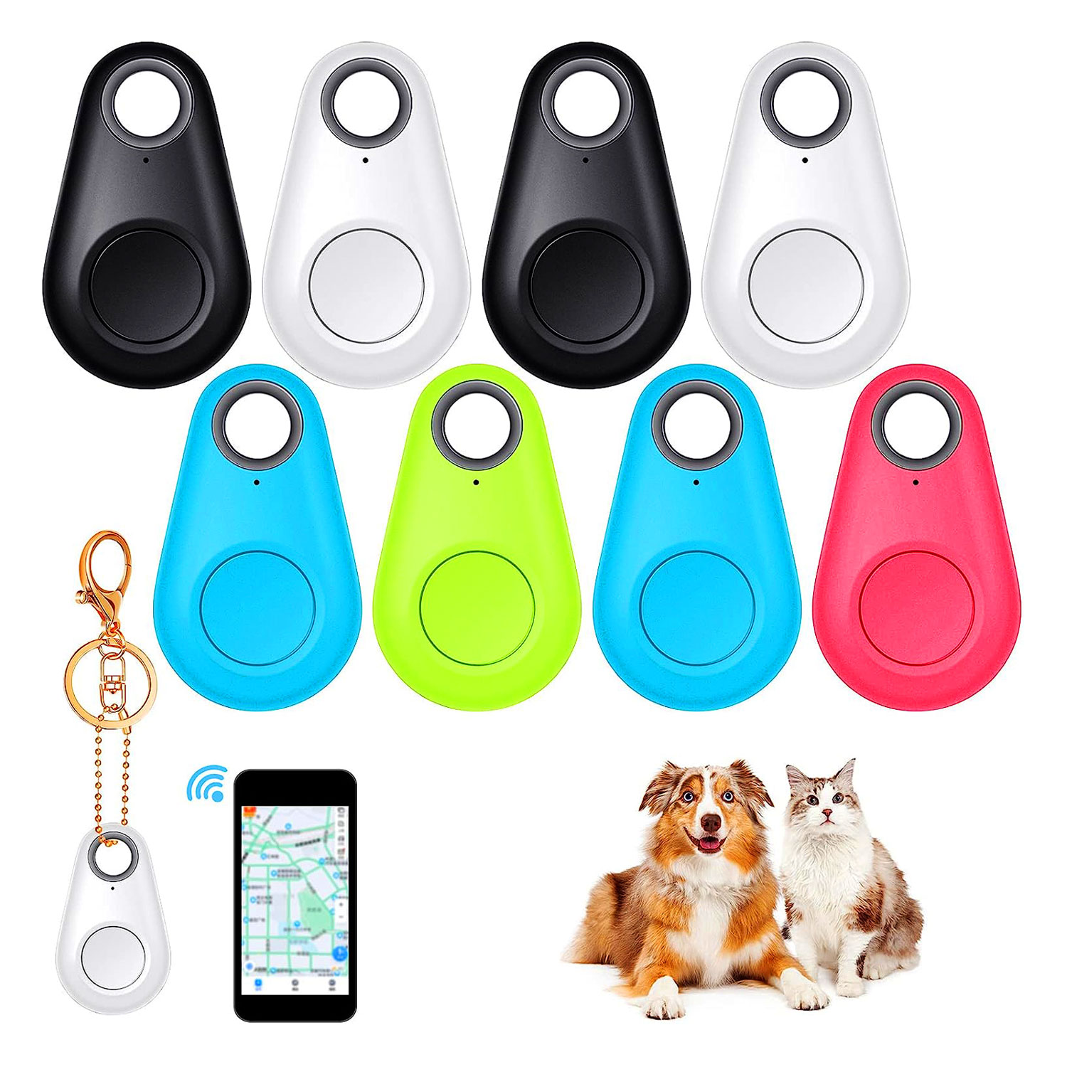 Tag Gps Localizador De Llaves Inalámbrico Para Ios Iphone Y Android
