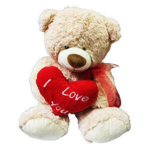 Peluche Oso Corazón Mediano