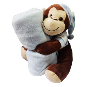 Cobija con Oso de Peluche