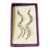 Aretes colgantes de calabaza