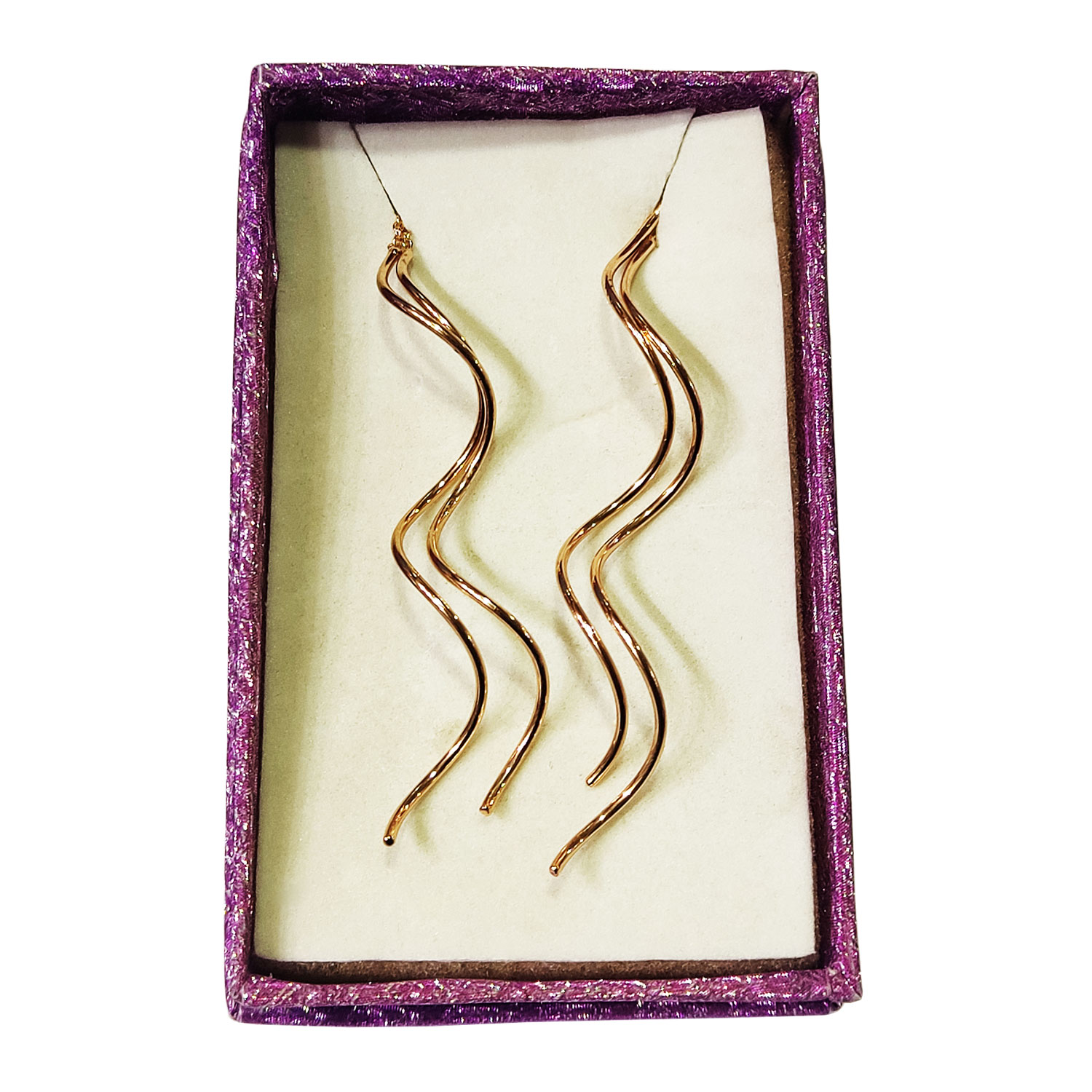 Aretes colgantes de calabaza