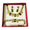 Juego de pendientes de Collar, Aretes y Pulsera