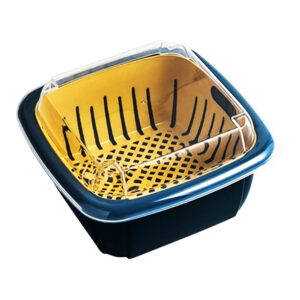 Colador de Cocina con Escurridor y Tapa Multiuso