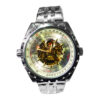 Reloj Mecánico para Varón Correa de Metal
