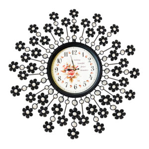 Reloj de Pared Grande con Diseño Flor