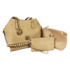 Set de Cartera de 3 Piezas Beige Marco Xenia