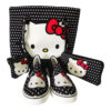 Set de Cartera de 3 Piezas mas Par de Zapatos Hello Kitty