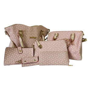 Set de Cartera de 5 Piezas Rosa MEIYGE