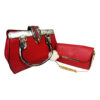 Set de Cartera de 2 Piezas Rojo