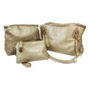 Set de Cartera de 3 Piezas Dorado