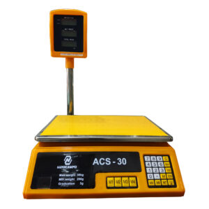 Balanza Digital Recargable 30 kg ACS-30 Hipocampo