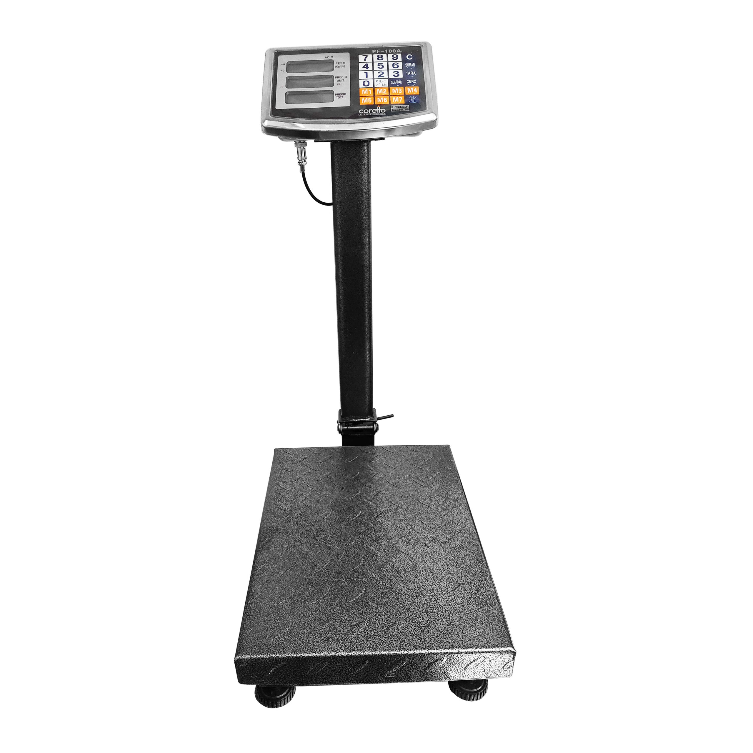 Balanza con Plataforma Cap. 100 KG PF-100A CORETTO