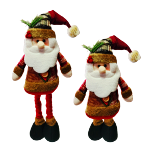 Muñeco de Navidad elástica con patas largas